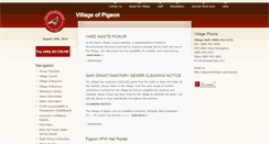 Desktop Screenshot of pigeonmichigan.com